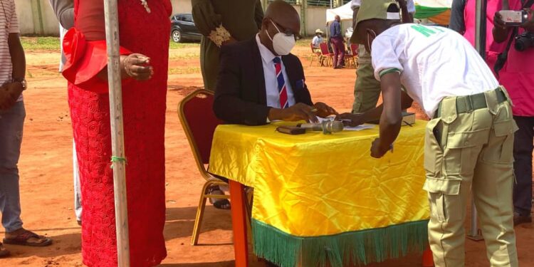 NYSC Laments Erosion Menace At Orientation Camp, Swears in 1,790 In Anambra