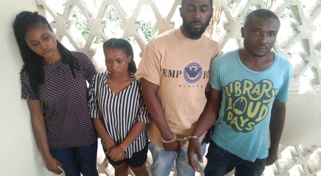 Police Arrest Four-man Sex Blackmail Syndicate In Anambra
