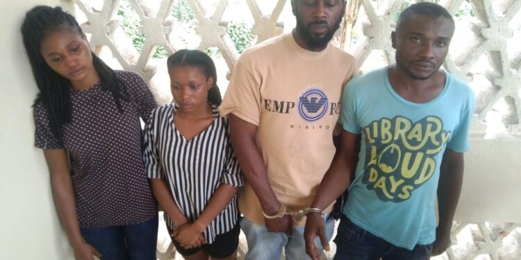 Police Arrest Four-man Sex Blackmail Syndicate In Anambra