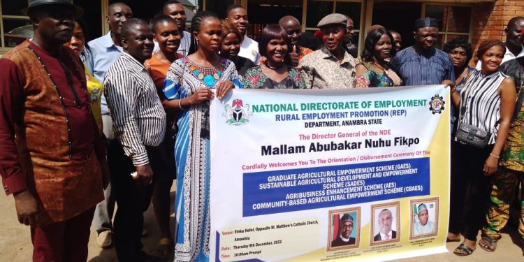 Anambra NDE Empowers 42 Persons With Agribusiness Soft Loans