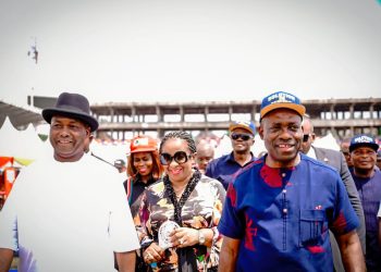 Sen. Ubah Donates  Surveillance Cameras, Walkie Talkies To Combat Insecurity In Anambra