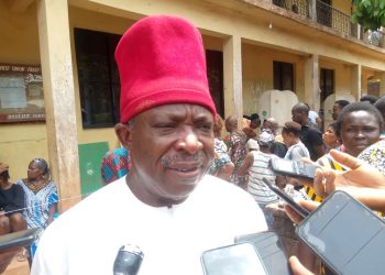 Anambra Central: Sen. Umeh Votes, Says Victory Is Assured