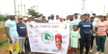 Onyali, Onyedum Lead Olympic Day Run Celebration In Anambra(video)