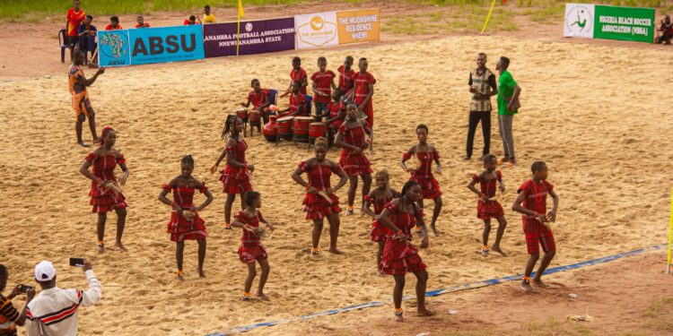 Moniepoint beat Moonshine 5-3 GP As Beach Soccer Kicks Off In Anambra.