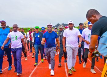 Soludo Leads 1,000-Man Health Walk In Awka((Video)