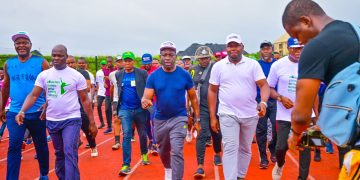 Soludo Leads 1,000-Man Health Walk In Awka((Video)