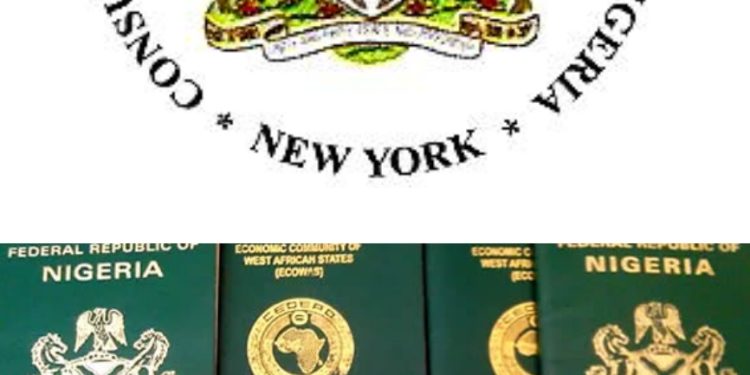 US Based Nigerians Seeks FG’s Intervention As New York Consulate Take Biometrics, Refuses To Issue Passports 