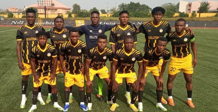 Anambra’s Solution FC Earn 1-0 Win Over Tradesafe FC in NNL Debut Game