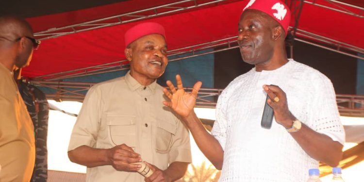 Ogilisi Igbo Joins Soludo At Father’s Burial, Marriage Anniversary(Photos)