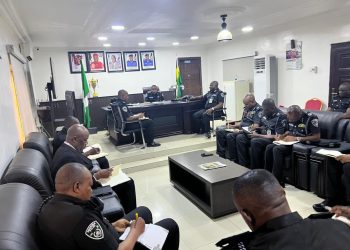 CP Itam meets Strategic Officers Of The Command, Harps On Better Security, Service Delivery