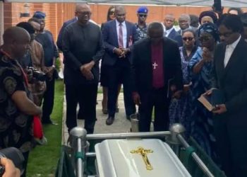 Photos: Onyeka Onwenu buried in Lagos