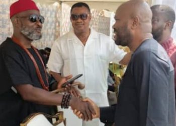 Egwuonwu Condoles With Igweka At Mother’s Burial 