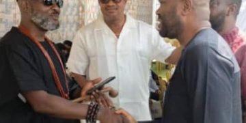 Egwuonwu Condoles With Igweka At Mother’s Burial