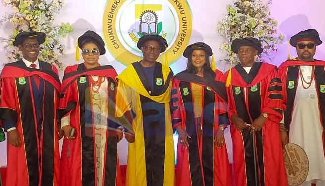 Nonye Soludo Bags Doctorate In Wellness As Ojukwu Varsity Celebrates 25 Anniversary