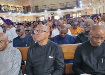 Nwosu, Mark, Obi Storm Nri’ As Soludo Pays Tribute To Former Anambra Chief Judge 