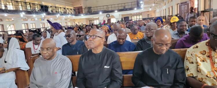 Nwosu, Mark, Obi Storm Nri’ As Soludo Pays Tribute To Former Anambra Chief Judge