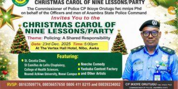 Anambra Police To Host Christmas Carol Of 9-Lessons, EoY Party
