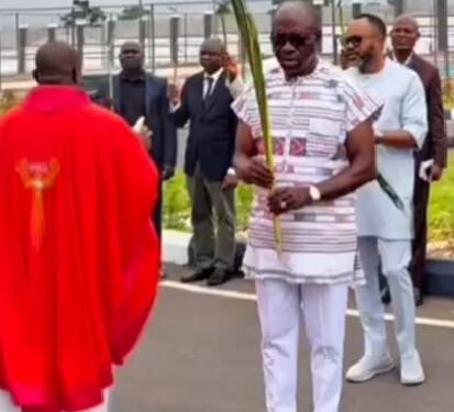 Soludo Prays For Peace Humility, Progress On Palm Sunday 